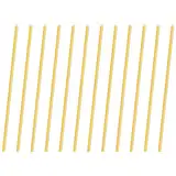 iMeistek 1mm Messingstab, 100mm Länge Runde Metall gerade Messing-Pin-Stäbe für RC-Modelle DIY Crafts (12PCS)