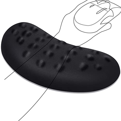 Gimars Maus Handgelenkauflage, Ergonomisches Memory Foam-Maus-Handgelenkpolster mit Massagenoten zur Druck- und Schmerzlinderung, Handgelenkstütze für Computer Laptop Büroar PC Gaming