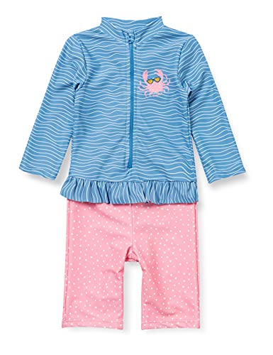 Playshoes Badeanzug Schwimmanzug Badebekleidung Unisex Kinder,Krebs Langarm,74-80