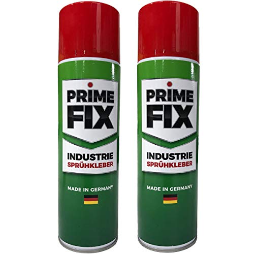 2 x Prime FIX Sprühkleber - Industriekleber - extra stark 500ml