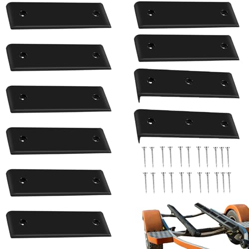 Bootsanhänger -Etagenrutschen, 3 x 10 in Bootsanhänger -Koße, 10x Bootsanhänger Etagenkämpfer, Bootsanhänger Glide Bunk Enders zum und Laden einfacher, kann aber auf unverletzten Böden von Pon