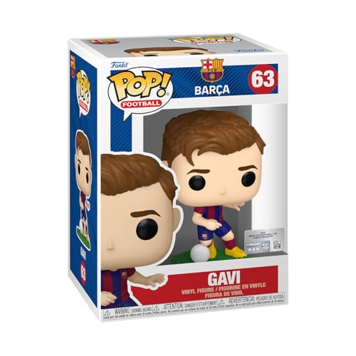 Funko POP! Football: Barcelona - GAVI - Barcelona FC - Vinyl-Sammelfigur - Geschenkidee - Offizielle Handelswaren - Spielzeug Für Kinder und Erwachsene - Sports Fans