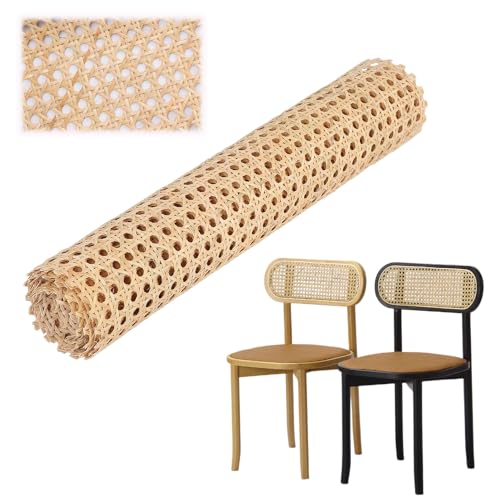 GZGXKJ 1 Roll Wiener Geflecht 42 x 100cm Kunststoff Geflecht Rattan-Gurtband Rattan Gewebtes Offenmaschiges Rohr für MöBel StüHle SchräNke Decken