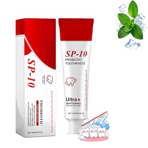 SP-10 Probiotische Zahnpasta für Mundgesundheit,Sp-10 Probiotische Whitening-Zahnpasta, Frischer Atem, Tiefenreinigungspflege (1)