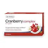 Dr. Böhm Cranberry complex: Für gesunde Harnwege und Blase, mit hochdosiertem Cranberry-Extrakt, Birkenblättern, Brunnenkresse & Meerrettich, 30 Tabletten