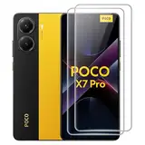 Fitudoos für Xiaomi Poco X7 Pro 5G/14T/14T Pro [2 Stück] Panzerglas Schutzfolie, [9H Härte],[0.33mm] [Ultra-klar],[Anti-KratzenFrei und Öl],[No-Bubble].