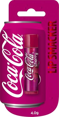 Lip Smacker Coca Cola Collection, Lippenbalsam mit Kirsch-Cola-Geschmack, inspiriert von Coca-Cola, Feuchtigkeitsspendend und Erfrischend, 1 Stück