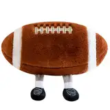 CYGMRFH American Football Plüsch, Rugbyl Plüschtier Plüsch, Smile Rugby Plüschtier, Rugby Kissen Sport Plüschtiere, Geburtstags Geschenk für Fans und Kinder, 18CM