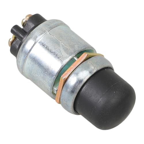Cabilock Fahrzeugstart Zündknopf Druckstarter Autozündung Start Fahrzeugmotor Startknopf Motorstartschalter Für Auto Motorstartschalter Für Lkw Fahrzeugmotorknopf Eisen