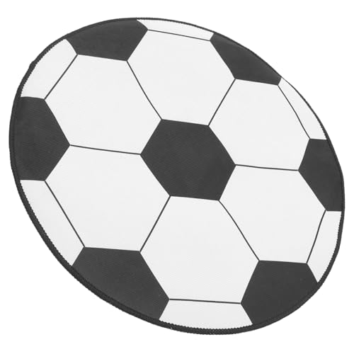 SEWACC Computerstuhlmatte Sport-Fußmatte rutschfeste Fußballmatte Zimmerbodenmatte fußball Teppich kinderzimmer waschbarer Teppich Bodenschutzmatte einzigartiger Heimteppich Polyester