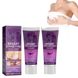 Tkekruh 2PC Brustvergrößerungs Creme 40g, Bruststraffungs und Straffungscreme für Frauen, Brustpflege Creme zur Straffung, Breast Lift Cream, für das Straffende Creme für die Brust