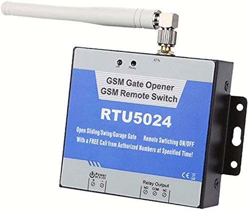 RTU5024 Toröffner 2G GSM Opener Garagentor,GSM Tür Tor Opener Remote,Aus-Schalter Gratis Anruf SMS