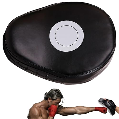 Schlagpolster, Box Pratzen, Boxpolster, Schlaghandschuhe, Gebogene Box-Ziel-MMA-Pads Aus PU-Leder, Schlaghandschuhe Für Erwachsene, Kampfsportpolster, Boxtrainingsausrüstung, Trittschutz Für Muay Thai