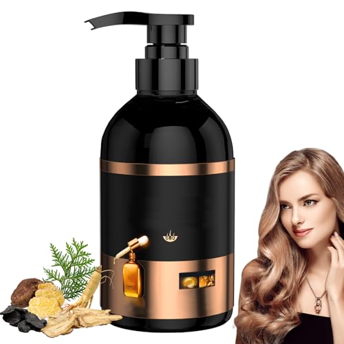 Anti Haarausfall Shampoo,White Hacker Anti-Haarausfall Shampoo,300ml Haarausfall Shampoo,Bai Hei Ke Shampoo,Japanisches Ginseng-Shampoo,Mehrzweck-Volumenshampoo,für Alle Haartypen