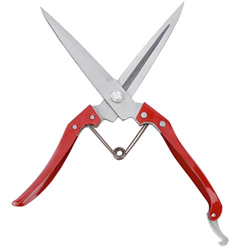 Manuelle Schafschere, Ziegen- und Schafwolltrimmer, Edelstahl-Handschere Multifunktionale Schafschere Wollschere mit Feder