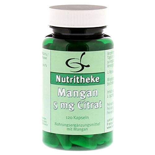 MANGAN 5 mg Citrat Kapseln 120 St