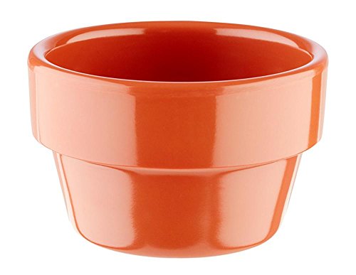 APS 84471 FLOWER POT Melamin Schale, Ø 6 x 3, 5 cm 0.04 ltr., Braun