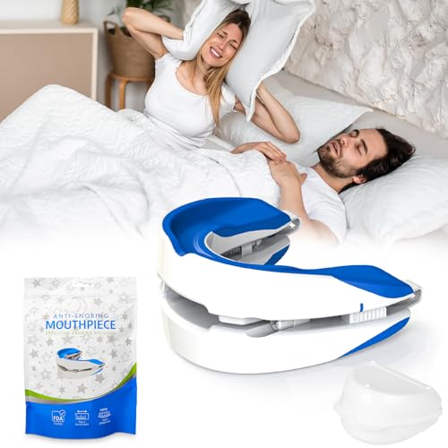 Quiet Lab Anti Schnarch, Anti Schnarchschiene, Effektiv Schnarchstopper Anti-Schnarch-Geräte für Nacht, Schnarch Frei Pro, Silicone Stop Snoring Braces, Anti Schnarch Schiene für Männer Frauen (A)