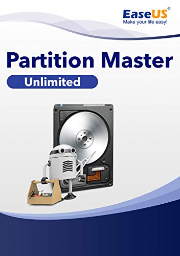 EaseUS Partition Master Unlimited WIN (Product Keycard ohne Datenträger)-lifetime Lizenz!