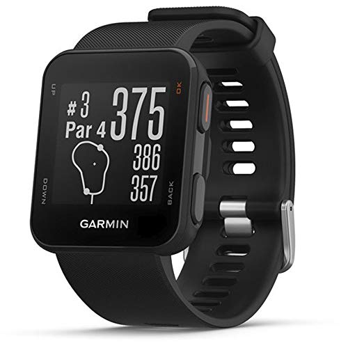 Garmin Approach S10 Black GPS Golfuhr, Schwarz, M