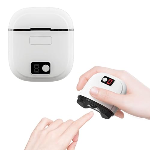 Elektrischer Nagelknipser, 3-in-1 automatisch schneidend und schleifend + Aufbewahrung von Nagelresten, elektrischer Nageltrimmer mit 3 Geschwindigkeiten