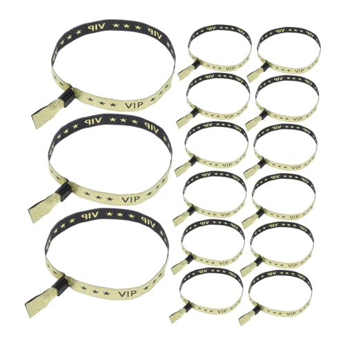 COOPHYA 20 Stück Party Ring Farbige Armbänder Für Events Messe Armbänder Get Together Armbänder Party Armbänder Event Armbänder Konzert Armbänder Vip Armbänder Für Events Stoff