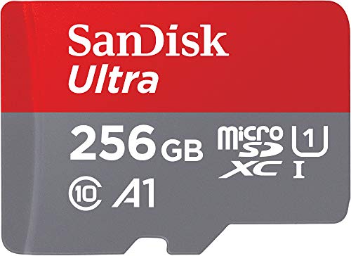 SanDisk microSDXC Ultra 256GB (A1/UHS-I/Cl.10/150MB/s) microSDXC-Karte 256GB A1 Application Performa