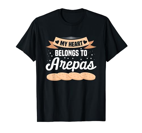Arepas Zitat Lustiges venezolanisches Essen traditionelles Gericht T-Shirt