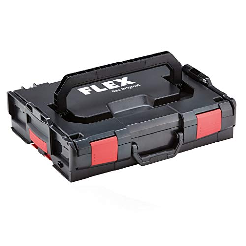 FLEX Transportkoffer L-BOXX TK-L 102 (Werkzeugkoffer 102, Tragebox mit 2,1 kg, Ladungsträger in Schwarz/Rot) 414077