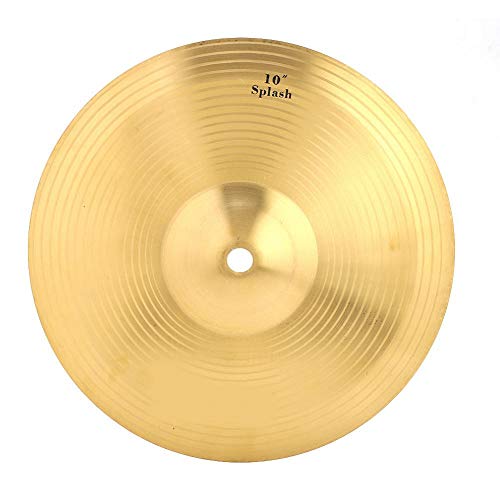 Drum Cymbal, Durable Brass 10 Zoll Splash Becken Musikinstrument für Drum Set