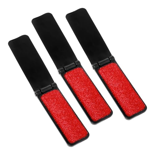 YQQYG 3 Stück Fusselbürste Faltbare, Mini Faltbare Fusselbürsten für Reisen, Kompakte Handtasche, Wiederverwendbares Mini Fusselentfernungswerkzeug, Tierhaarbürste Sofa Stoff Flusen Staubentferner