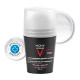 VICHY Anti-Transpirant Roll-On für Männer, 72 Stunden Wirkung, Für empfindliche Haut, VICHY Homme Extreme Control, 50 ml