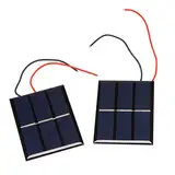 Babal 2 Stück 1,5V 400Ma 80X60Mm -Mini Solarzellen Für Sonnenkollektoren -DIY Projekte -Spielzeug -Ladegerät