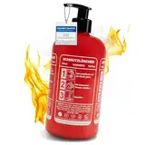 Accentra Handseife SCHMUTZLÖSCHER in Flasche in Feuerlöscher-Optik, 500ml Handseife im Pumpspender, Flüssigseife, Musk-Duft