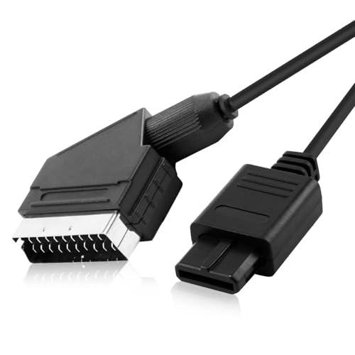 SRLWMYI RGB Scart Kabel für Nintendo NES für Nintendo NES Entertainment System 1.8 m Neues Kabel für Super Nintendo N64 SNES