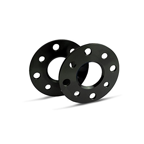 SCC Spurverbreiterung 10206W - schwarz eloxiert - LK: 120/5 NLB: 72,6 - 5mm - 2 Stück