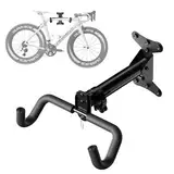 CycForge Fahrrad-Wandhalterung mit Einstellbarem Winkel & Wandabstand, Klappbar, für Straßen-/Mountain-/Hybridräder, bis 23 kg