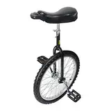 MYOYAY 20 Zoll Einrad Fahrrad Erwachsene Kinder Balance Training Höhenverstellbar Einrad für Outdoor Sportarten mit Einradständer, Unisex