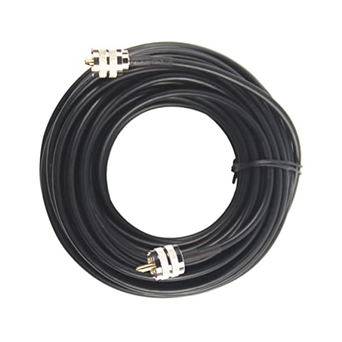 Uonlytech 2St uhf pl259 koaxiale antenne Koaxialkabel Kabel für Amateurfunk pl259 Koax-Anschlüsse digitale antenne koaxkabel coaxial cable Professional coax cable Koaxial Kabel Kupfer