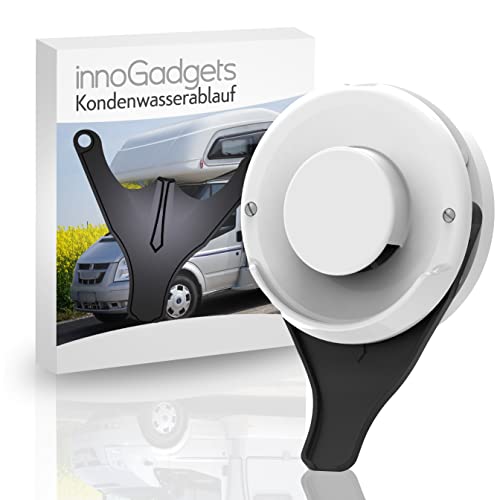 innoGadgets Wohnmobil Kondenswasserablauf | Kondenswasserschutz für den Kamindeckel | Caravan Abgaskamin Spritzschutz | Wohnmobil Gadgets | Kompatibel mit: TRUMA