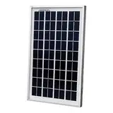 ECO-WORTHY Solarpanel 10W Solarmodul 12v Solarzelle Pv 12 Volt zum Aufladen von 12V Batterien