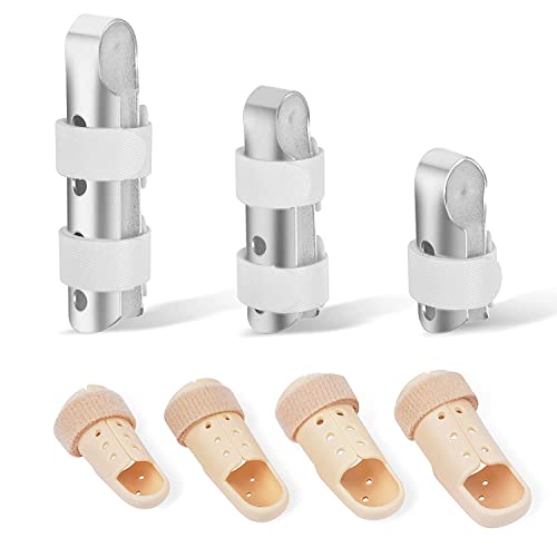 Sopito Fingerschiene, 7 Stück Fingerschiene Kleiner Finger Fingerschiene Ringfinger Finger Schiene Zur Ruhigstellung Zum Gebrochen Finger Der Arthritis Knuckle Immobilisierung