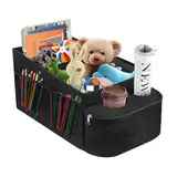 Auto Organizer für Vorder- und Rücksitz, Sitzaufbewahrungstasche für Erwachsene und Kinder, mit Becherhaltern, Auto Organizer Mittelkonsole für Spielzeug, Bücher, Snacks und andere Utensilien