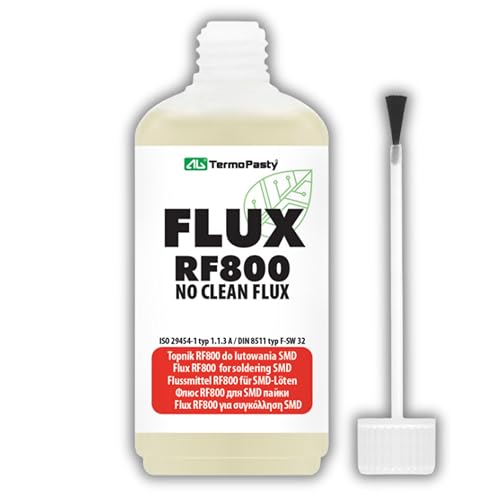 Lötflussmittel, flüssig, 50 ml, SMD FLUX RMA, NO Clean, Für BGA-Reflow, SMD-Auftragslöten