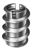 RAMPA MUFFEN/Gewindemuffe/Gewindeeinsatz/Einschraubmutter TYP A, Stahl verzink, M16 Innengewinde (d). 25mm Durchmesser (D) X 30mm Länge (L), 10 Stück