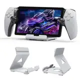 UKETO Ständerhalter for Playstation Portal, Desktop-Handheld-Spielekonsolenhalter mit rutschfestem Silikonpad Tablet-Ständer Spielautomatenständer for PS5 Portal Steam Deck ROG Switch Phone