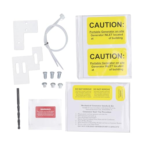 Generator Interlock Kit Aluminiumlegierung 3/4 7/8in Elektrische Interlock -Kit Square D Qo bietet einen sicheren Strom für Hausbesitzer
