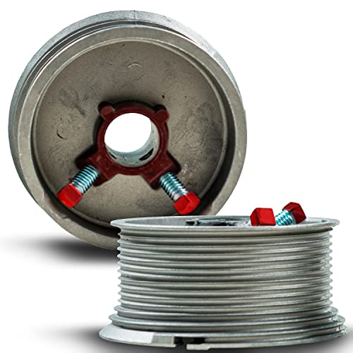 Garagentor-Kabeltrommel bis zu 30,5 cm Tür – großer Standard-Lift, 400–12 (Paar) – Garagentorteile und Hardware
