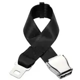 Gurtverlängerung Flugzeug,25-76CM Anschnaller Verlängerung,Gurtverlängerung mit Edelstahl Gürtelschnalle Clip,Grösse Einstellbar Seat Belt Extender,Gurtverlängerung Flugzeug für Reisen Schwangere