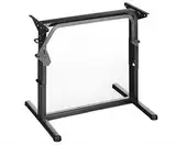 Freizeit Wittke Hubtischgestell 600 mm I Anthrazit, verstellbar & klappbar I Max. 80 kg I Optimal für Schlafnutzung I Extreme Beinfreiheit